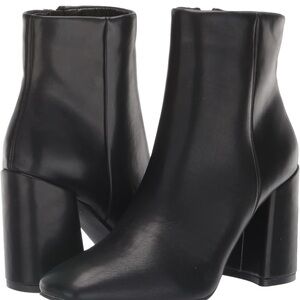 Madden Girl Leather Ankle Boots, Size 7.5